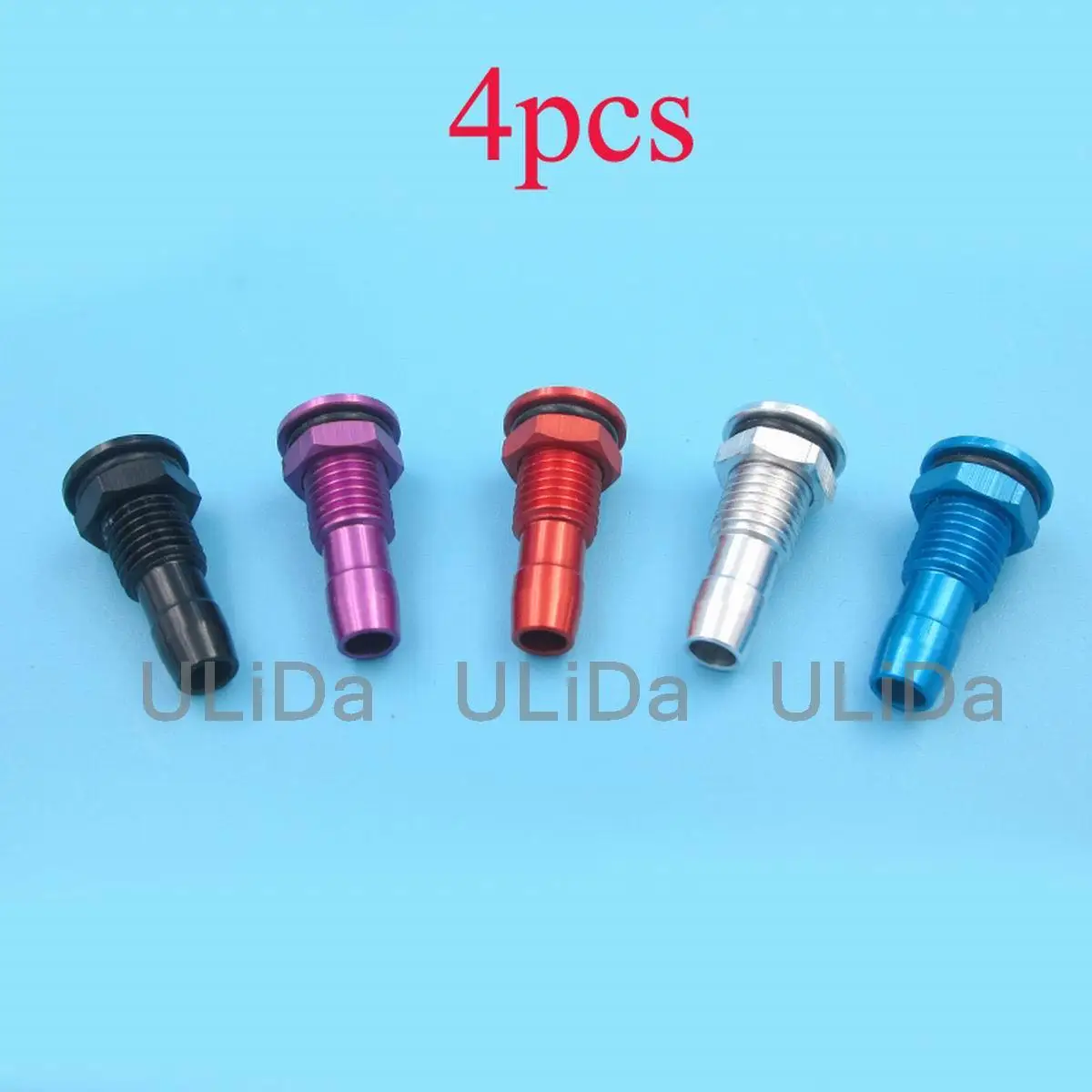 4 шт m6 m8 водный выход алюминиевы