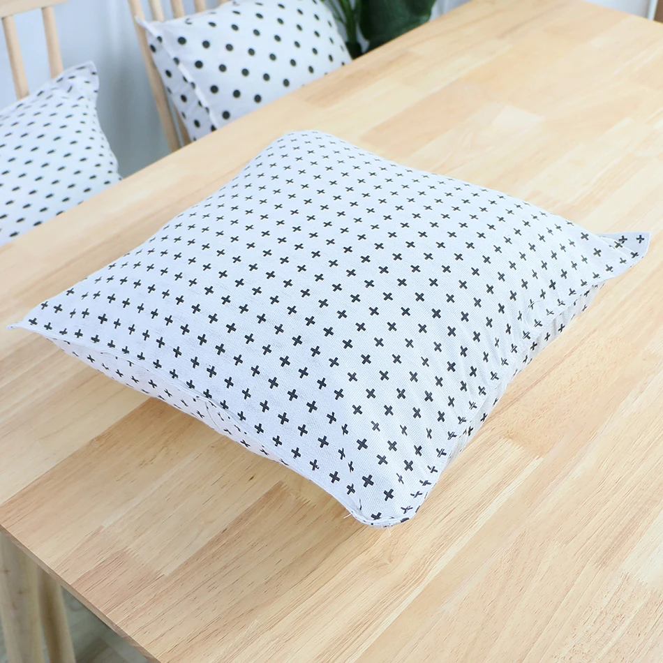 

Cotton Linen Cushion Covers, 45X45cm/18x18Inch Decorative Rectangle Throw Pillow Cover, for Sofa Couch Bed Chair, Home Decor