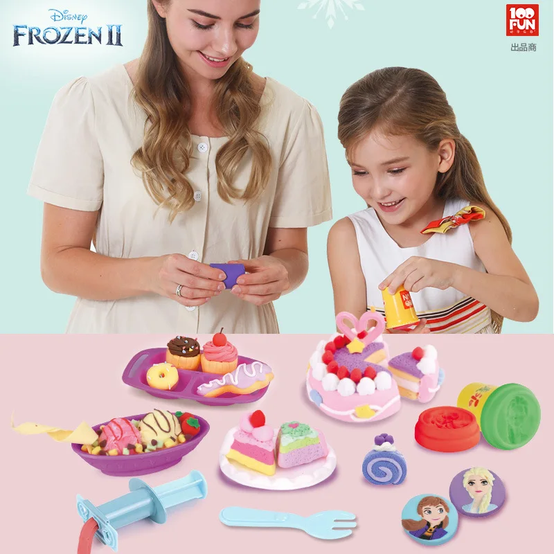 Дисней 12 цветов девушки Замороженные 2 принцесса глина светильник DIY