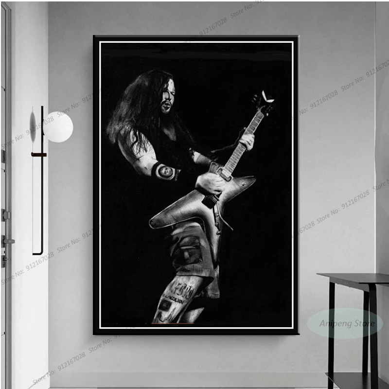 Картина маслом искусство музыка рок звезда легенда гитарист постер печать на
