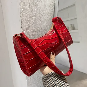 Fashion Exquisite Shopping Bag Retro Casual Women Totes Shoulder Bags Female Leather Solid Color Chain Handbag for Women 2021