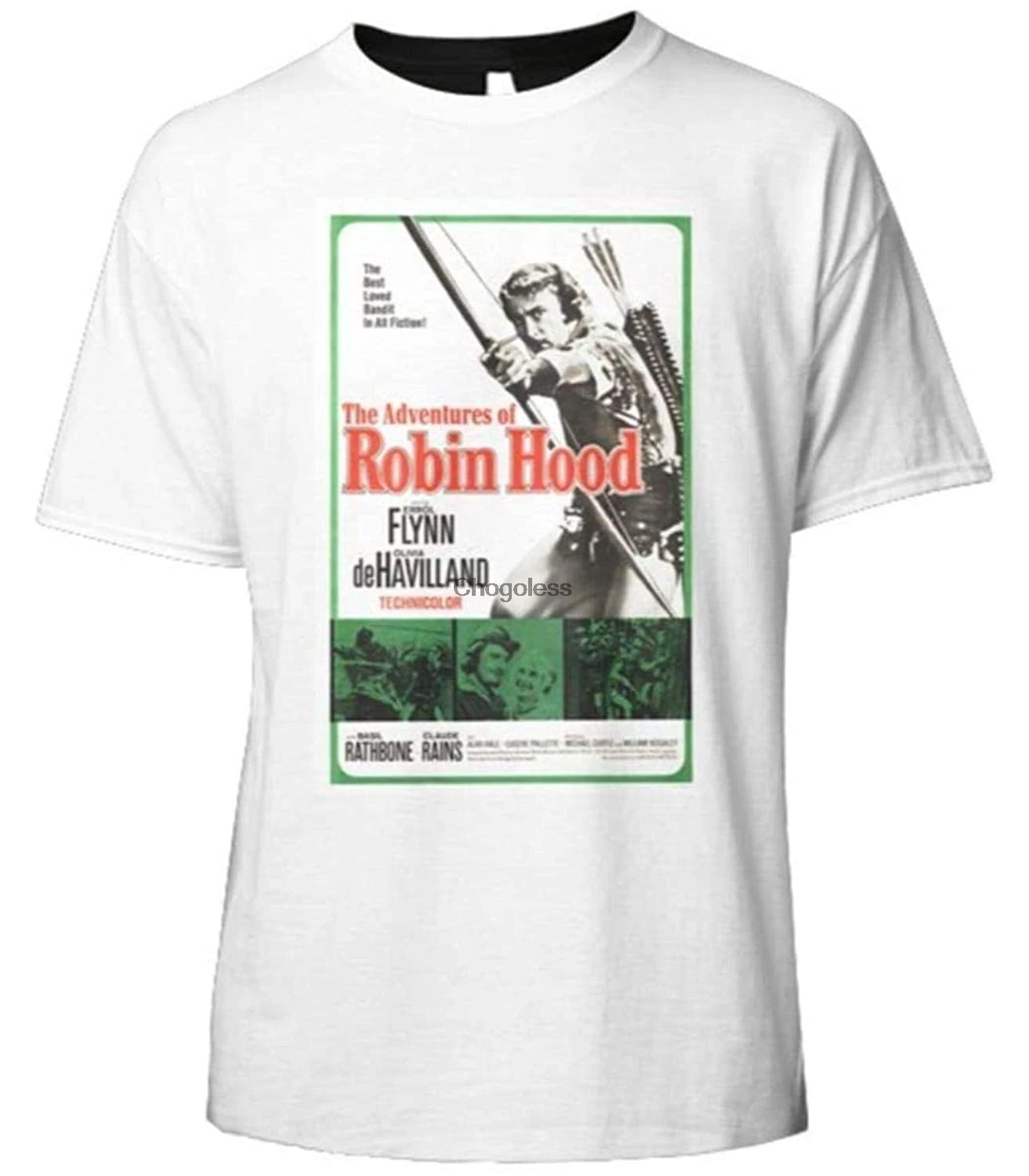 _ Классическая футболка с изображением Робина Гуд Эррола Флинна мне нравится эта