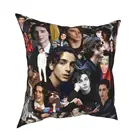Тимоте Chalamet коллаж Подушка Чехол для подушки подарок Call Me на Ваше имя Элио леди птица подушка чехол, декоративная наволочка 45*45 см