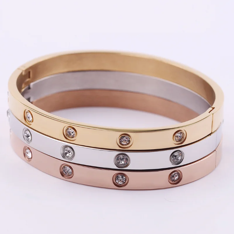 Роскошный титановый классический дизайн браслеты с крестом Регулируемый