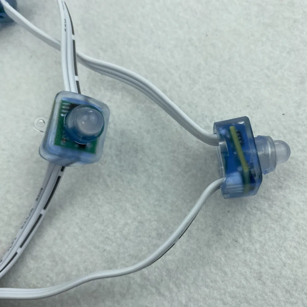 Регулируемые Квадратные Светодиодные узлы 3000 шт. 100ct DC 12 В WS2811 18awg с ray wu/paul zhang/xconnect
