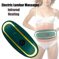 electric lumbar massager infrared heating body massager slimming belt fat burning vibrating belt abdominal cellulite massager
