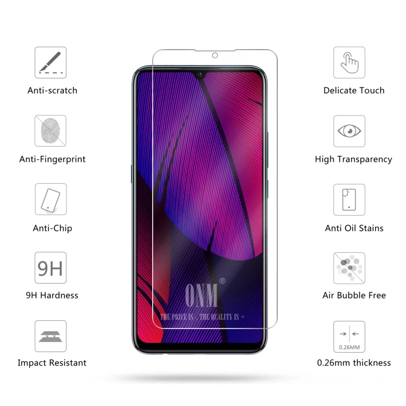 2 шт закаленное стекло для VIVO IQOO NEO 855 Защитное экрана 2.5D 9H защитная пленка| |