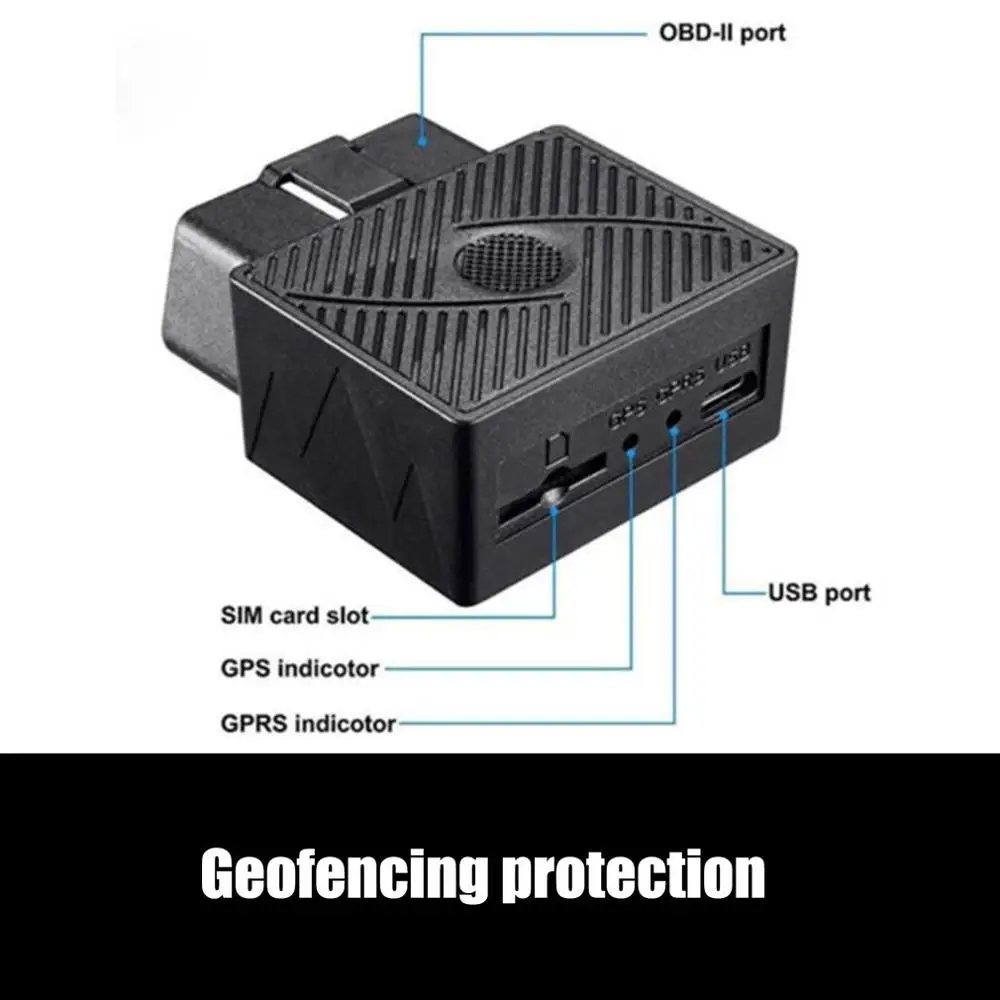 DC 9-с алюминиевой крышкой 50В Obd / Obd2 Gsm Автомобильный Gps трекер Gprs