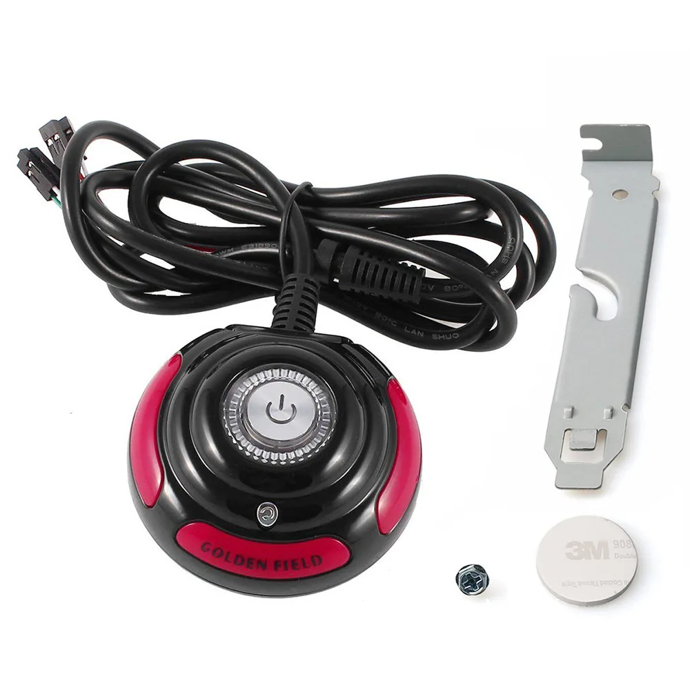 

1.6m Desktop PC Computer Case Motherboard Power Supply Supplies On / Off Reset HDD Push Button Reset Switch With Cables