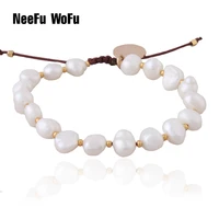 neefu wofu freshwater pearls bracelete natural stone braceletes beaded bracelet bohemia bangle jewelry