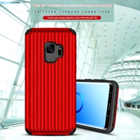 hard pc case for samsung galaxy s8 s9 plus plastic cover for samsung note8 9 suitcase heavy duty protection 2 in 1 case