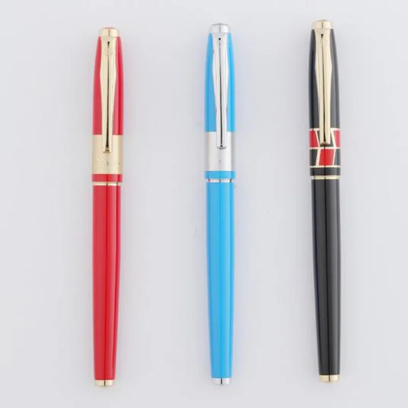 Picasso 923 Business BRAQUE Fountain Pen Iridium Fine Nib Lucky Three Color Top Quality Office Home School Writing Pens