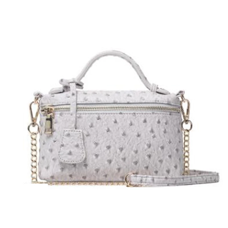 HIGHREAL новый индивидуальный дизайн с страусиным узором Сумки из натуральной кожи