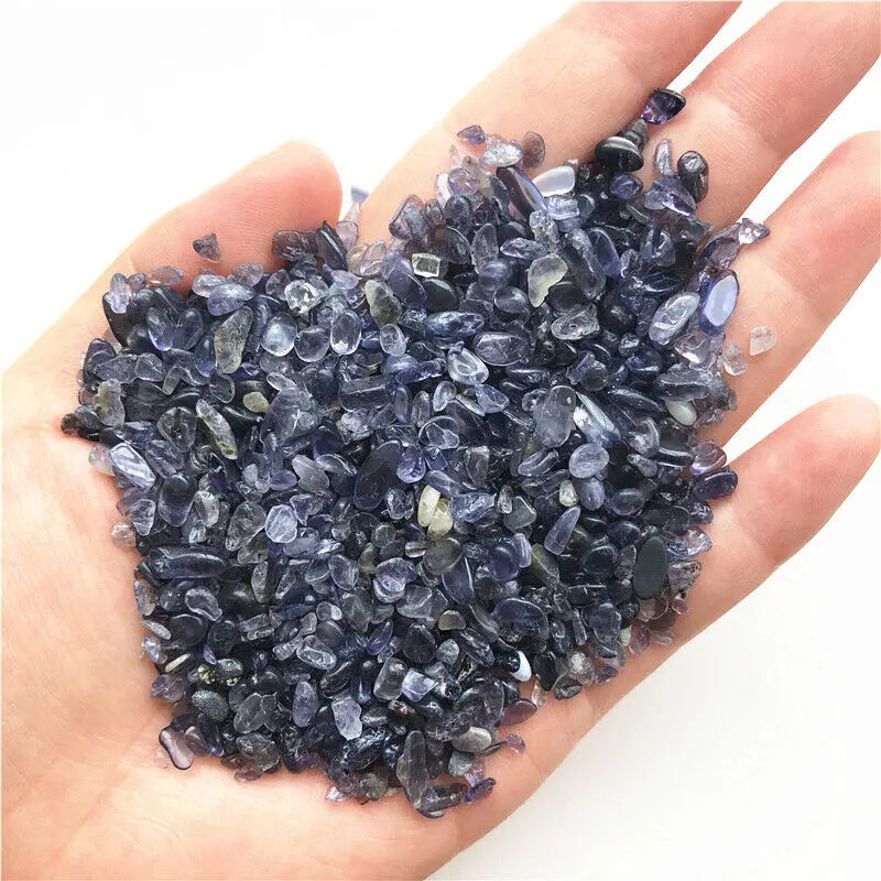 3-5 мм натуральный полированный иолит кристалл воды сапфир кордиерит минерал