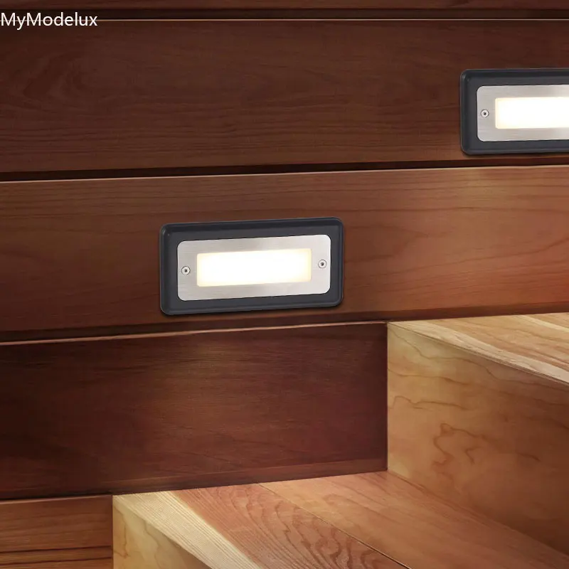 Современные алюминиевые встроенные Настенные светильники IP65 наружные