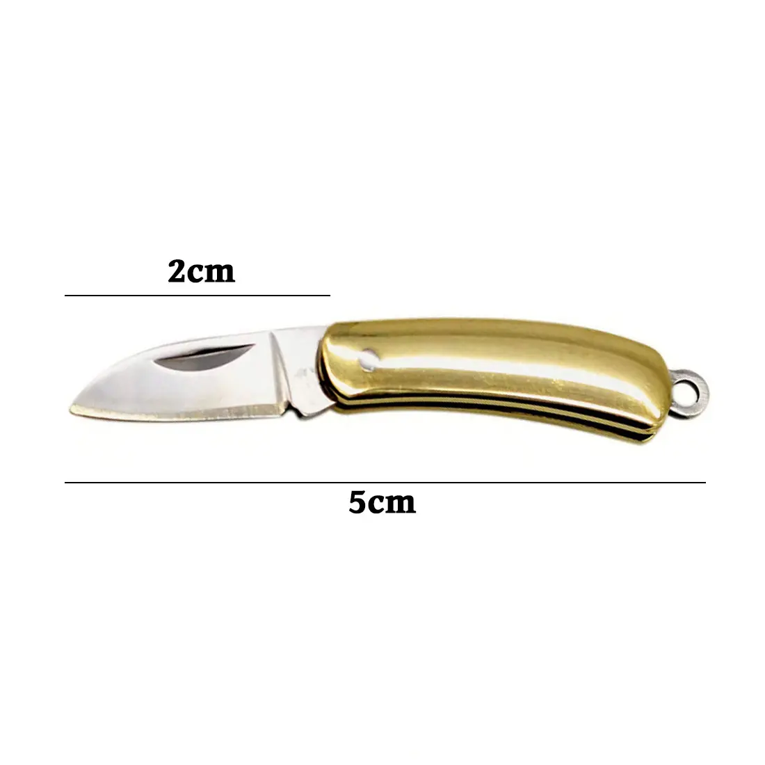 

Stainless steel foldable key ring creative mini zipper key chain knife portable outdoor survival emergency tool