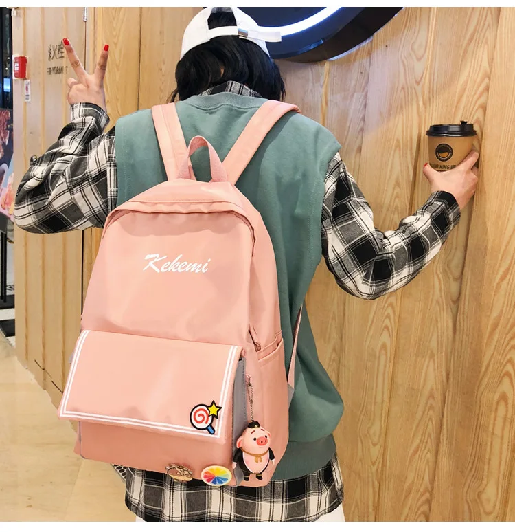 2019 водонепроницаемый нейлоновый рюкзак дорожная конфетная женская школьная