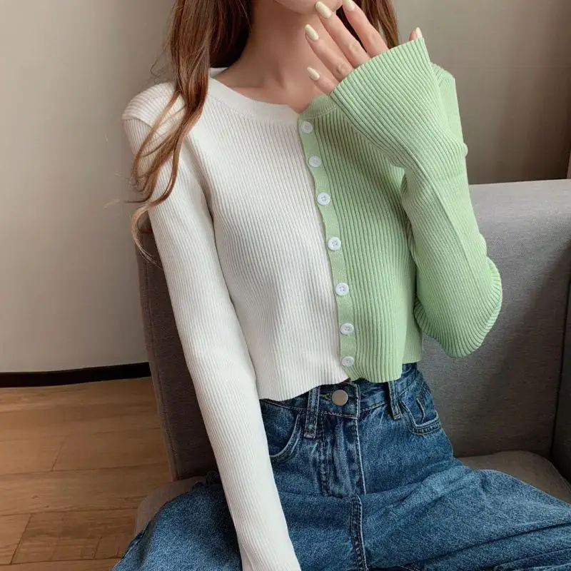 

Женский Повседневный Кардиган на пуговицах, вязаные Жакеты на пуговицах, Свитер оверсайз, пончо, топы, Осень-зима 2021