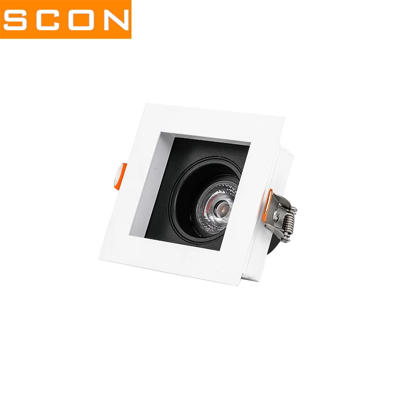 

SCON завод-поставщик 5 Вт 10 Вт 15 Вт 25 Вт простое техническое обслуживание встраиваемый потолочный COB CREE Точечный светильник для магазинов одеж...