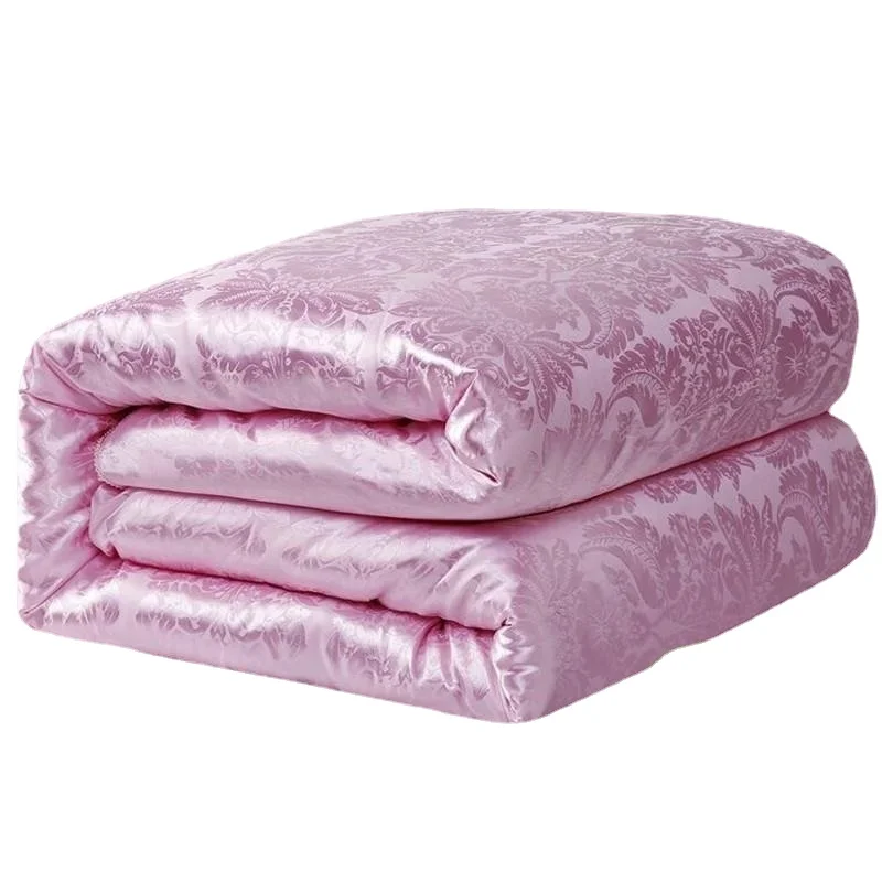 Comprare Piumino Estivo Di Lusso In Seta Naturale Piumino Fatto A Mano Twin Queen King Coperta Full Size Trapunta Jacquard Biancheria Da Letto Invernale In Riempitivo