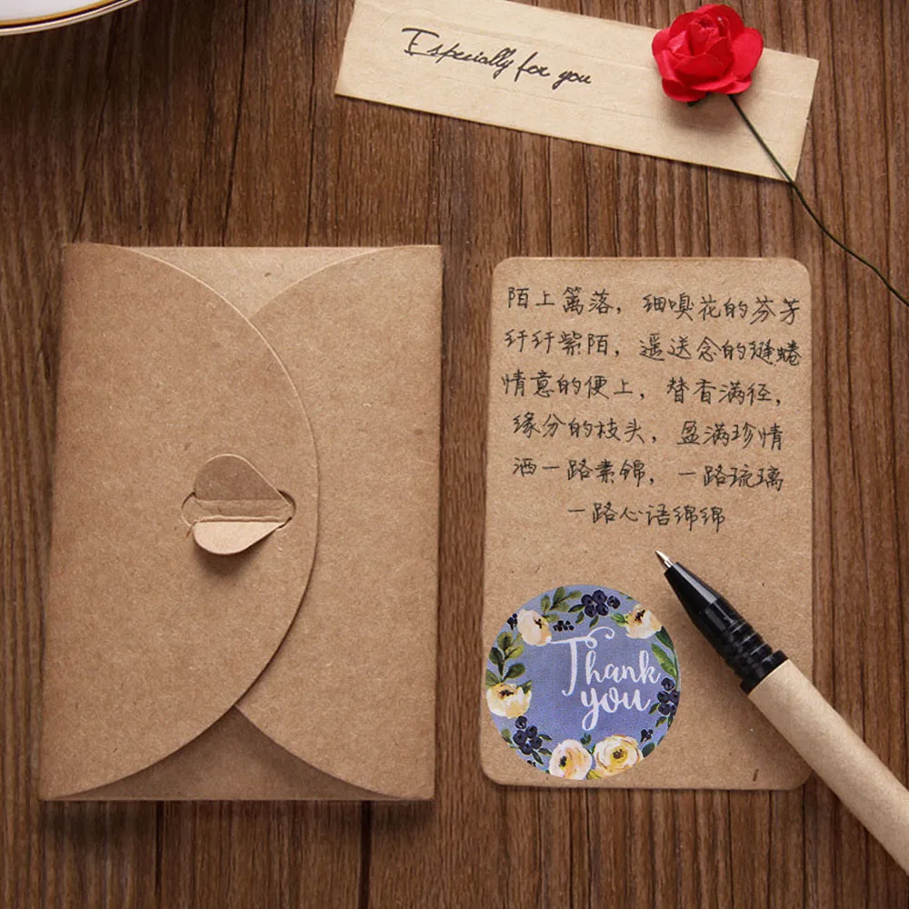 500pcs flower thanks stickers wedding decoration sticker packaging label scrapbook seal stationery |