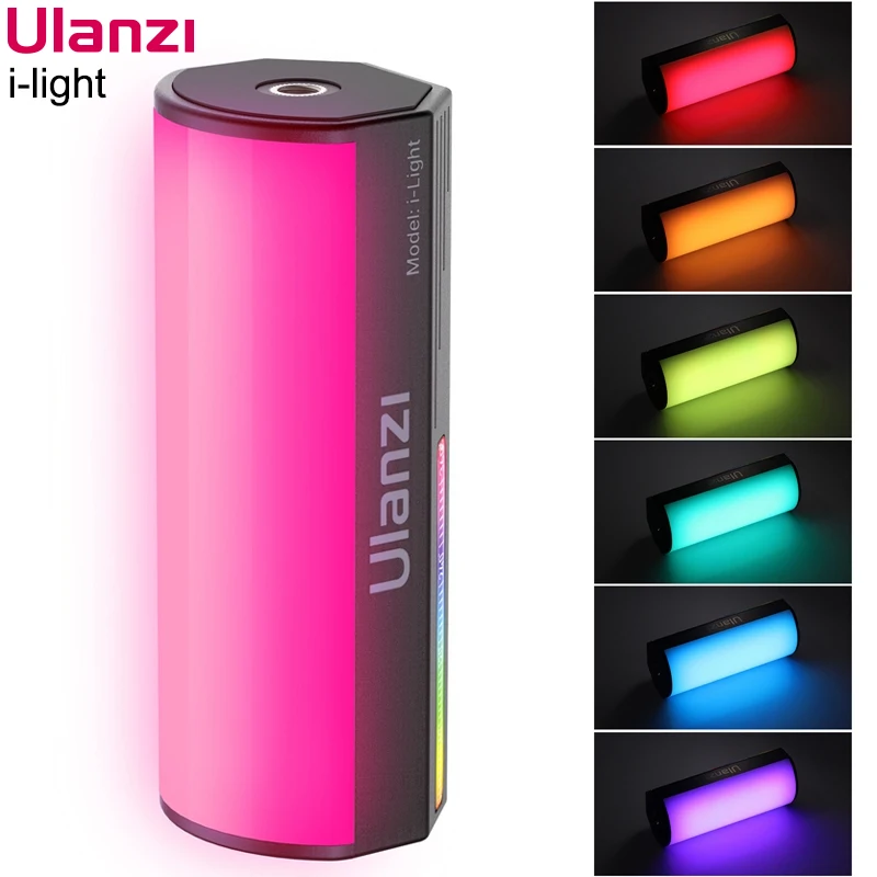 Ideal para Gravação de Vídeos Rgb para Fotografia Rgb de Led para Vídeos 2500 a 9000k Ulanzi-luz Portátil Iluminação Youtube no