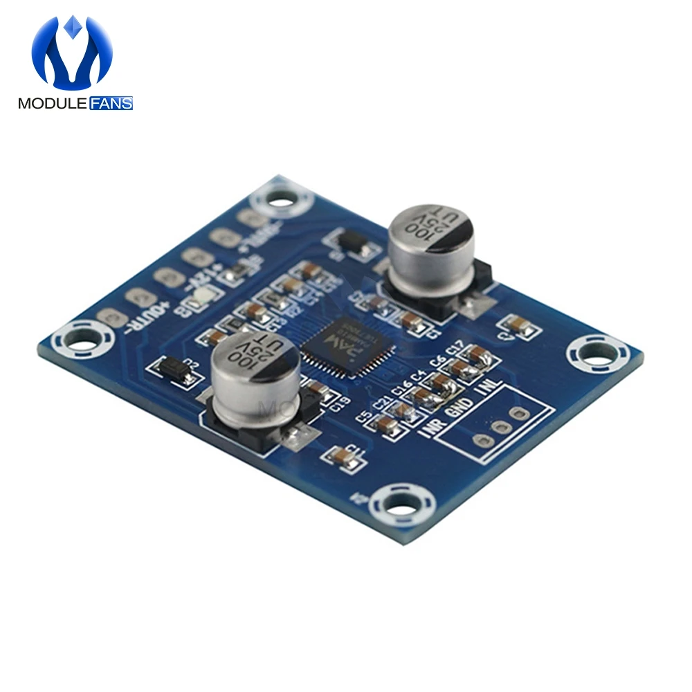 DC 12V PAM8610 2 0 цифровой усилитель Мощность модуль ЖК дисплей ТВ мини аудио Динамик Diy