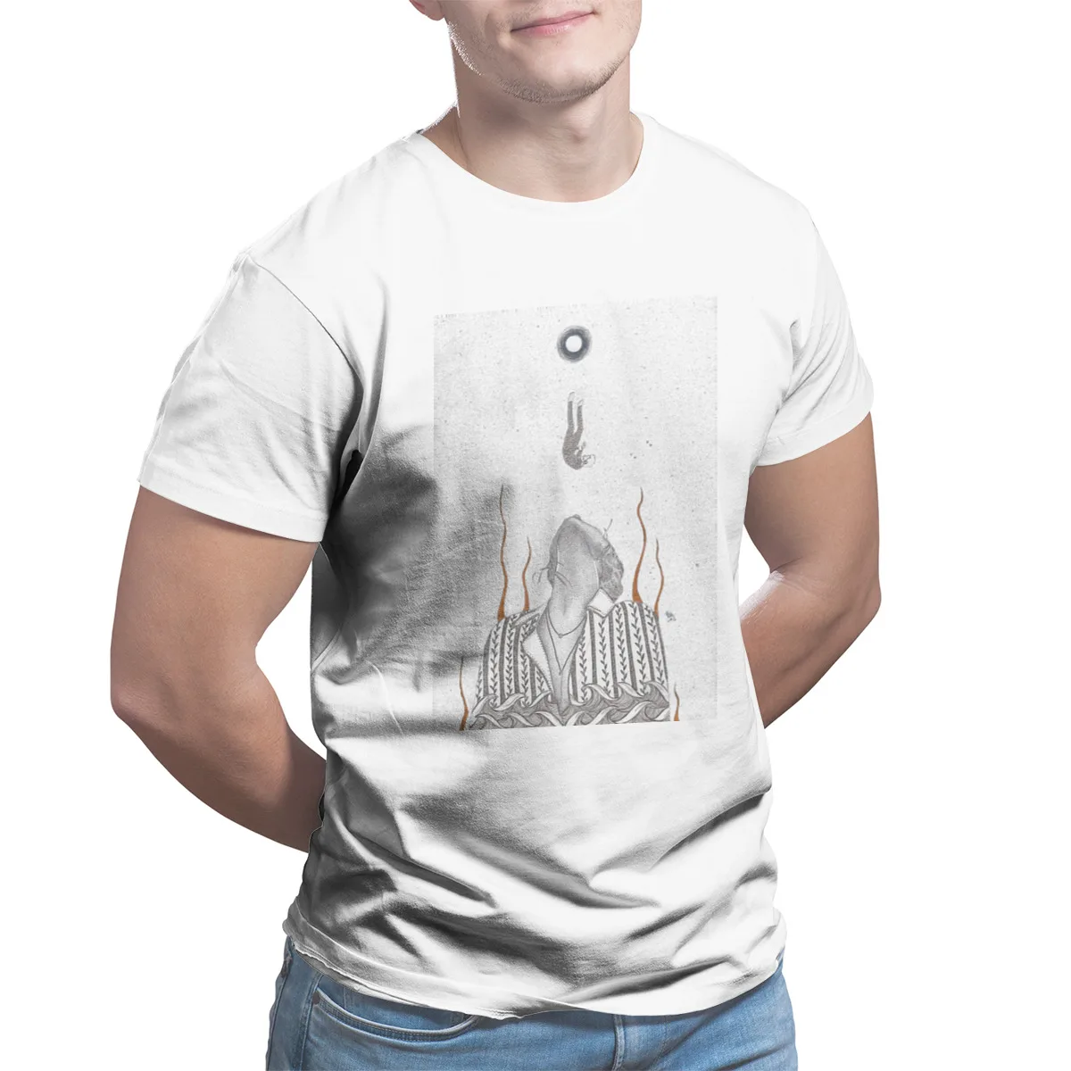 

Men's T-shirts Foto Custom 100% Cotton Punk Cute 4XL 5XL 6XL Tees 33281