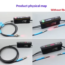 Digital display fiber amplifier diffuse reflection through-beam fiber optic sensor m3/m4/m6 fiber available
