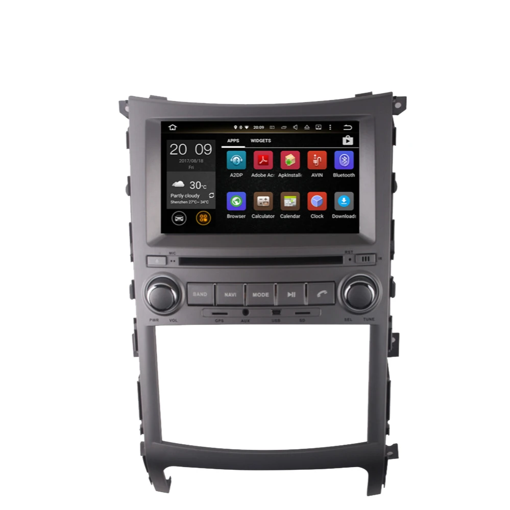Восьмиядерный Автомобильный GPS-навигатор Android 10 0 для HYUNDAI VERACRUZ/IX55 2006-2017