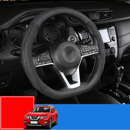 Чехол для руля первый слой кожа ручная швейная ручка Nissan X trail T32 2017