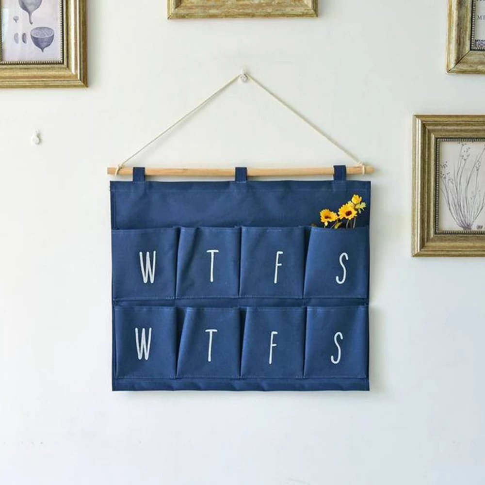Модные креативные украшения для гостиной настенные подвесные сумки хранения