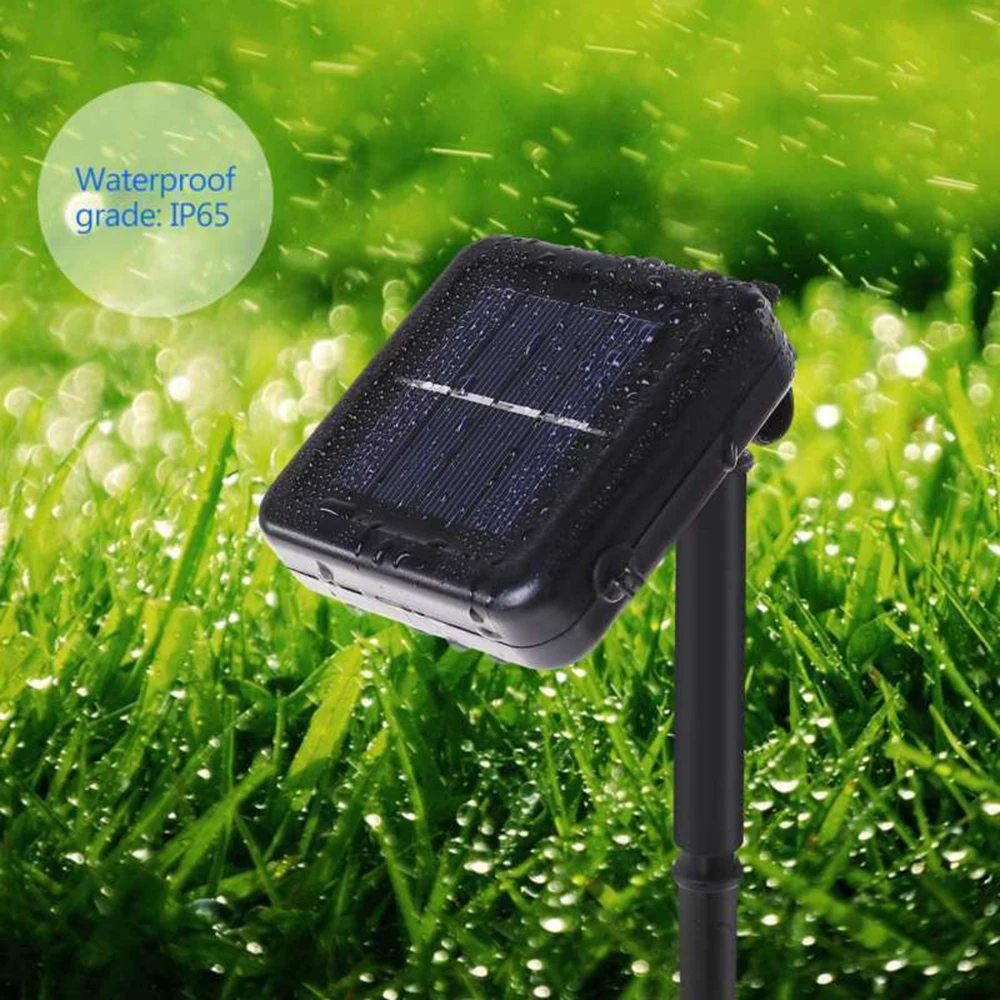 20/30LED хрустальный шар солнечный Сказочный светильник сказочный садовый пейзаж