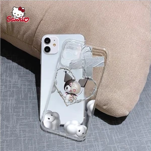 Sanrio Kuromi Cartoon Phone Case for iPhone13 13Pro 13Promax 12 12Pro Max 11 Pro X XS MAX XR 7 8 Plus Cover
