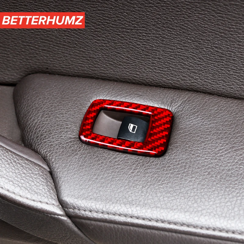 Наклейка из углеродного волокна для стеклоподъемника автомобиля переключатель