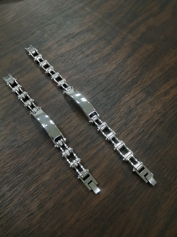 SDA браслеты из нержавеющей стали 316L мужские и женские с именами ID для байкеров