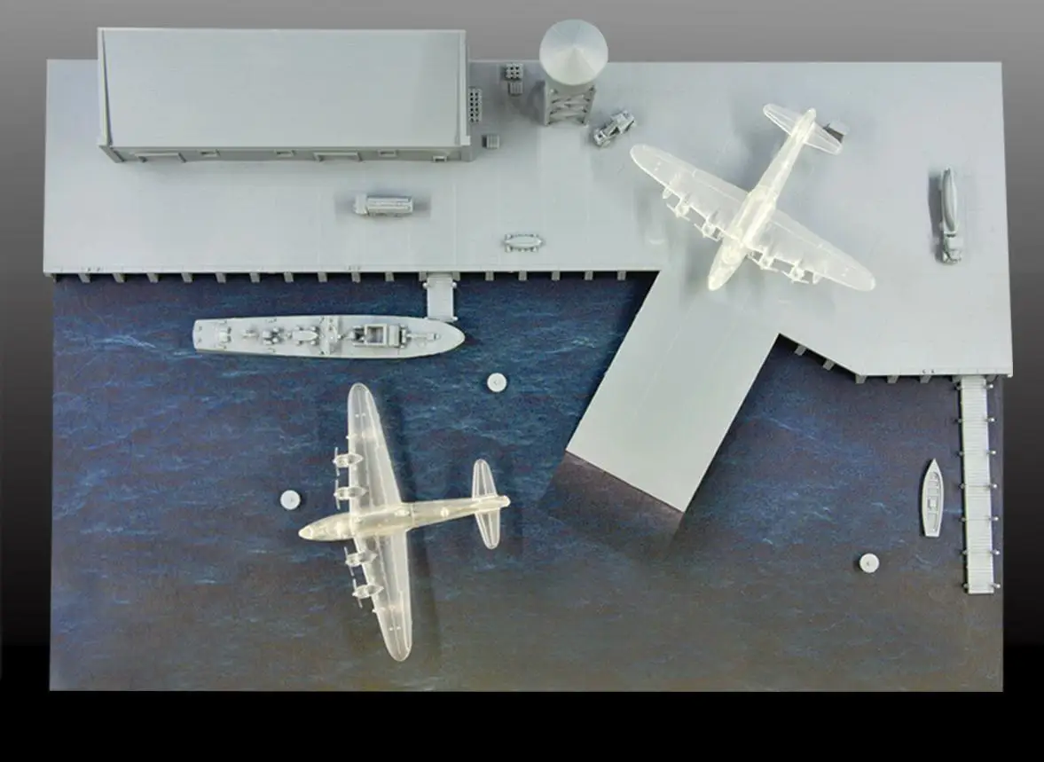 Flyhawk FH1161 1/700 Королевский флот морской самолет DOCKSIDE Базовый комплект Несобранных