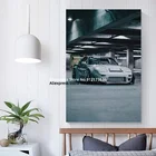Плакат JDM для автомобиля Silvia 240SX, японский спортивный автомобиль, холст, художественный плакат, современная офисная семейная картина для декора стен