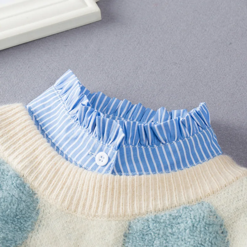 

Korean version of all-match fake collar lace stand-up collar fake collar female wood ears shirt collar sweater decoration