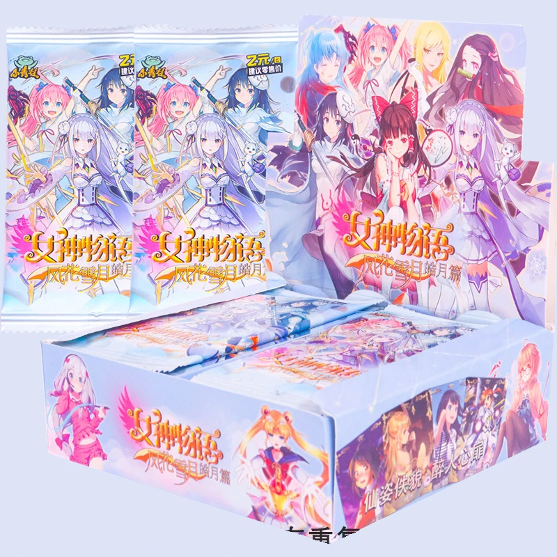 Карта аниме История богини для девочек настольная игрушка унисекс в японском