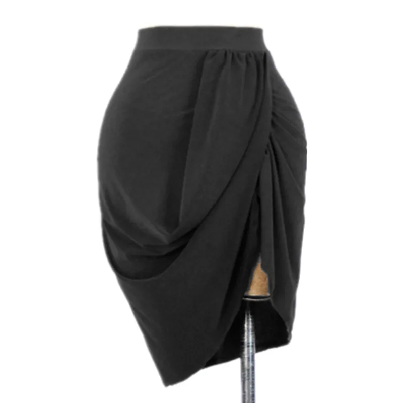 

Latin Dance Skirts Ladies Black Irregular Skirt Women Tango Salsa Samba Rumba Cha Cha Adults Practice Performance Wear DN4010