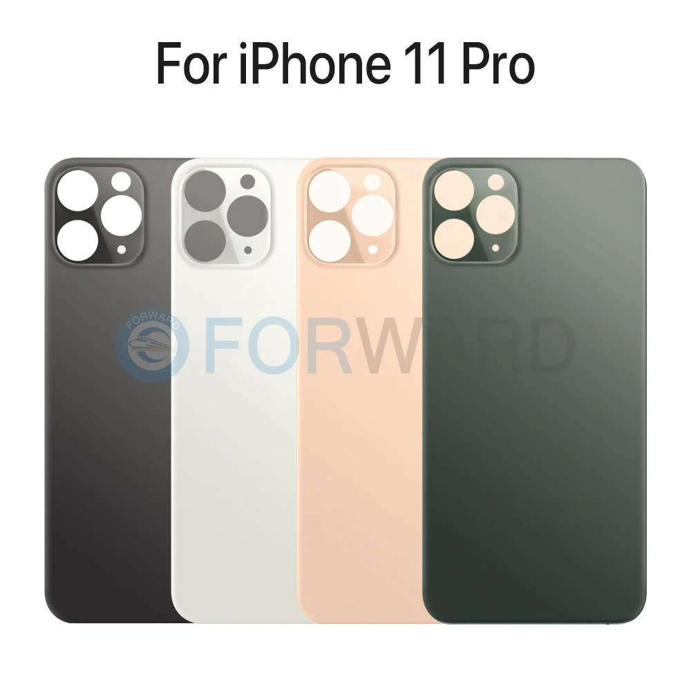 Переднее оригинальное качество заднее стекло большое отверстие для iPhone 11 11Pro Max