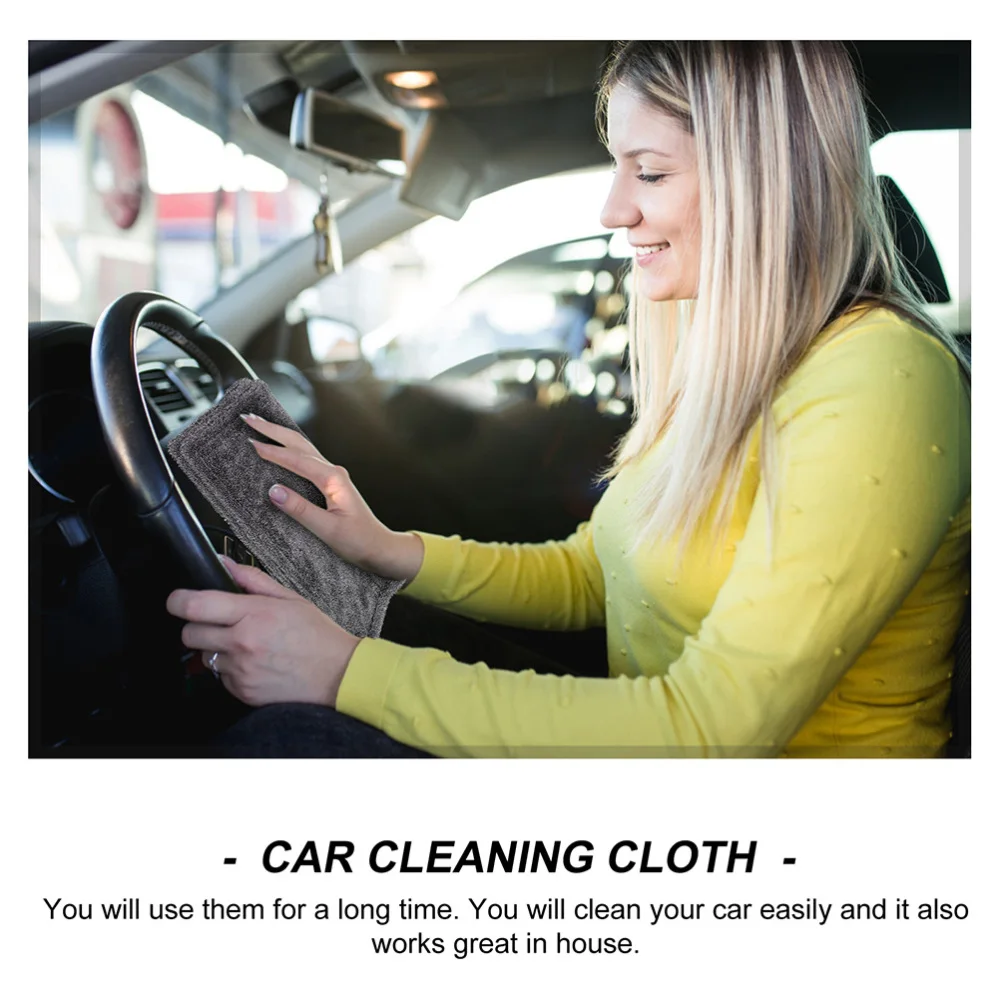 

2Pcs Auto Car Drying Towels Car Cleaning Towels Car Screen Cleaning Towels