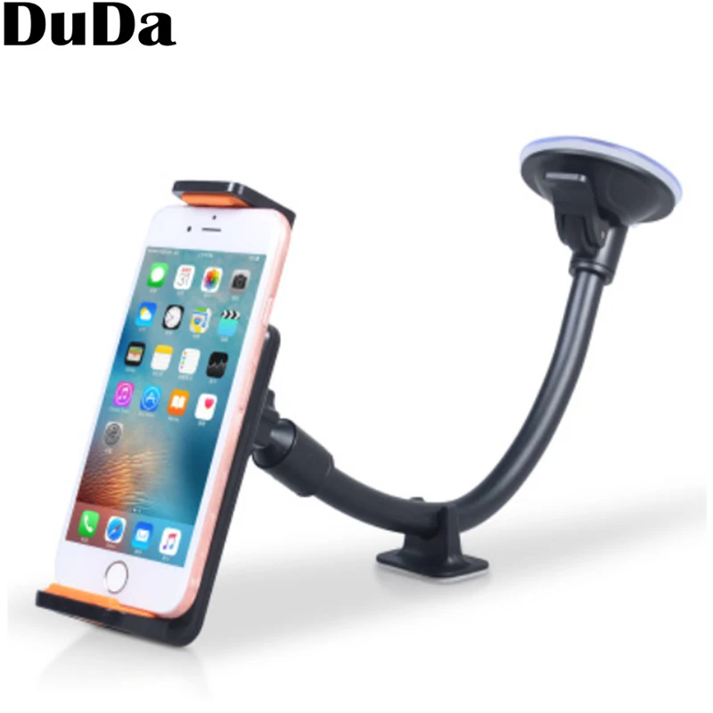 

Universal Smartphone Car Holder Windshield Long Arm Mount Support For iPhone X 8 7 6s 6 5S Samsung Galaxy S5 S6 S7
