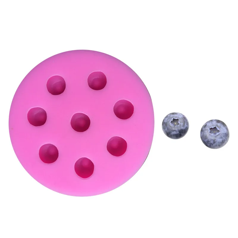 

8 Hole Blueberry Shaped DIY Chocolate Mold Cookies Mould Cake Decoration Baking Tool Kitchen Accessories