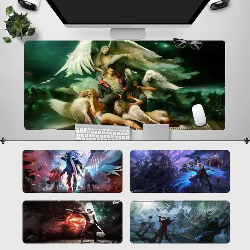 

Fashion Devil May Cry Mouse Pad Gaming MousePad Large Big Mouse Mat Desktop Mat Computer Mouse pad For Overwatch