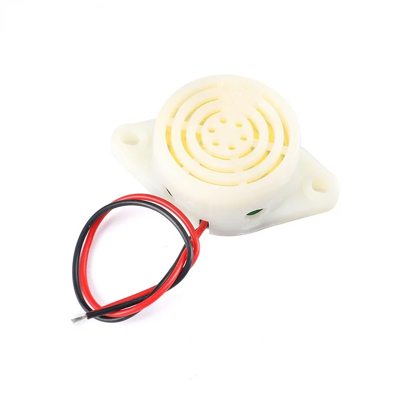 SFM-27 High Decibel Electronic Buzzer Alarm Speaker DC 3-24V Intermittent Sound Beep DIY White for Arduino | Электронные