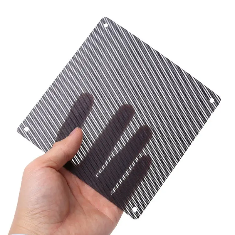 

5PCS PC Computer Case Fan Cooler Dust Filter Dustproof Mesh 140mm Cuttable PVC Black