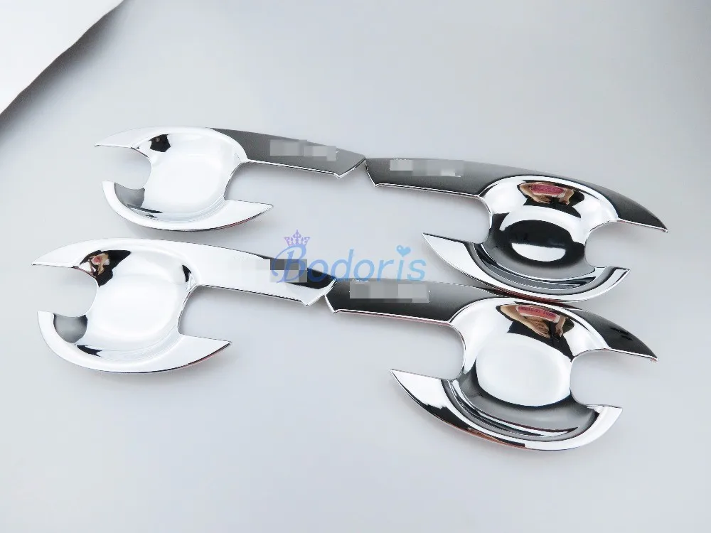 Хромированная накладка на дверную ручку и вставка в чашу накладная панель