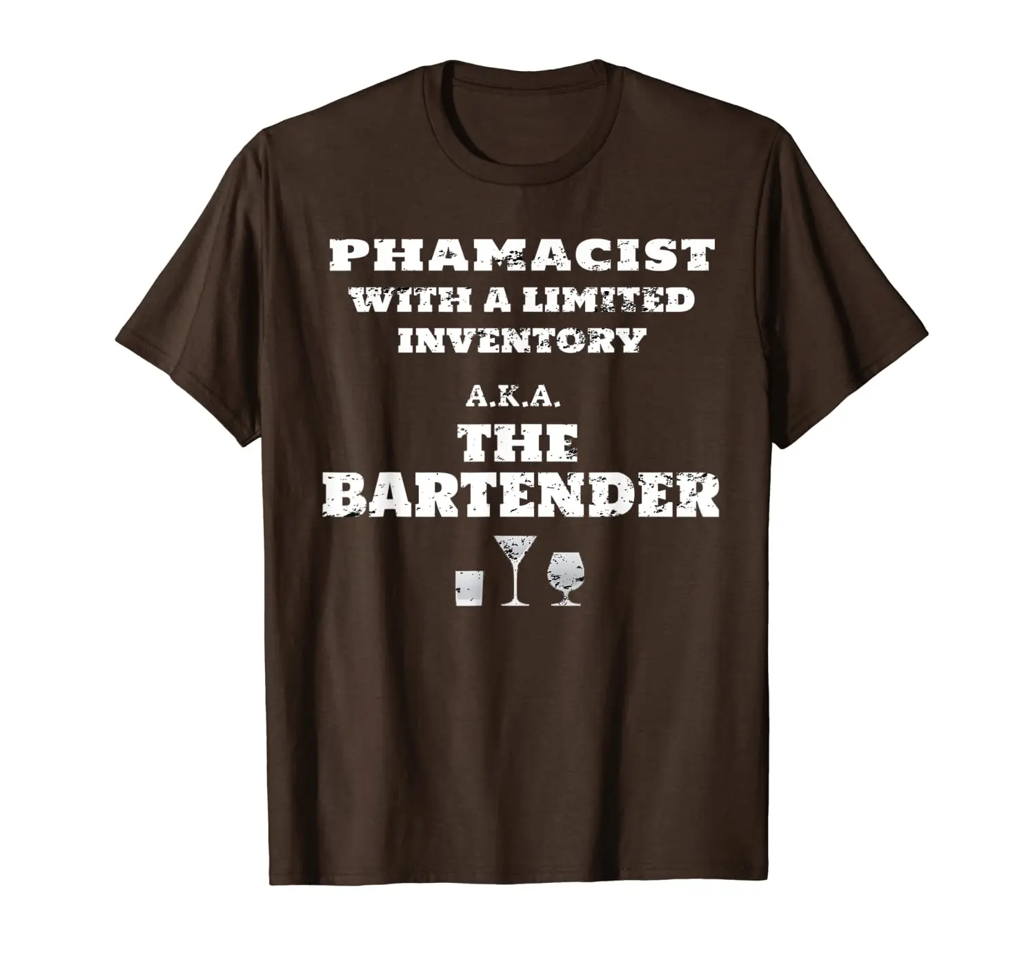 

Футболка с забавной надписью «Bartending Mug»